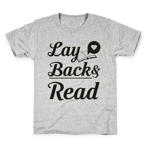 Lay Back And Read Kids T-Shirt