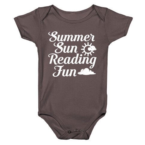 Summer Sun Reading Fun Baby One-Piece