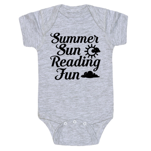 Summer Sun Reading Fun Baby One-Piece