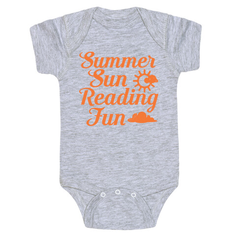 Summer Sun Reading Fun Baby One-Piece