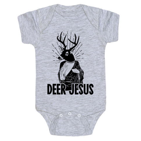 Deer Jesus Baby One-Piece