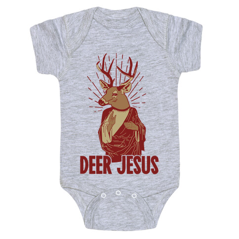 Deer Jesus Baby One-Piece