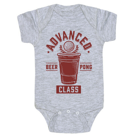 Advanced Beer Pong Class Baby One-Piece