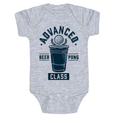 Advanced Beer Pong Class Baby One-Piece
