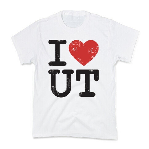 I Love Utah Kids T-Shirt