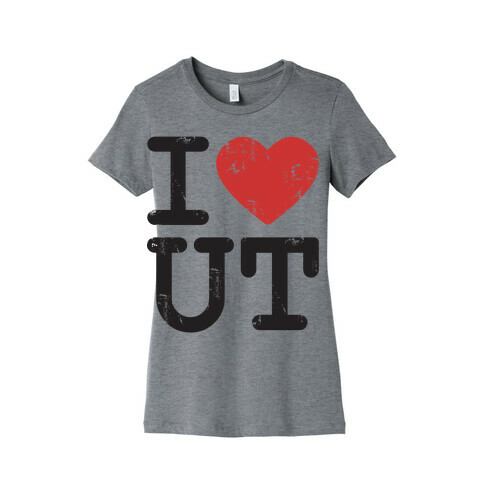 I Love Utah Womens T-Shirt