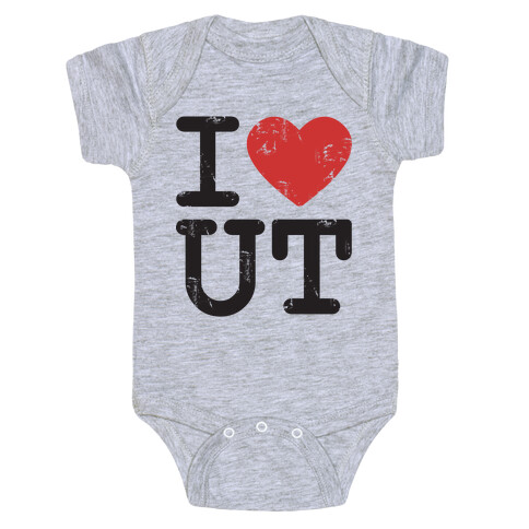 I Love Utah Baby One-Piece