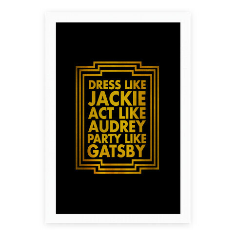 Party Like Gatsby Poster