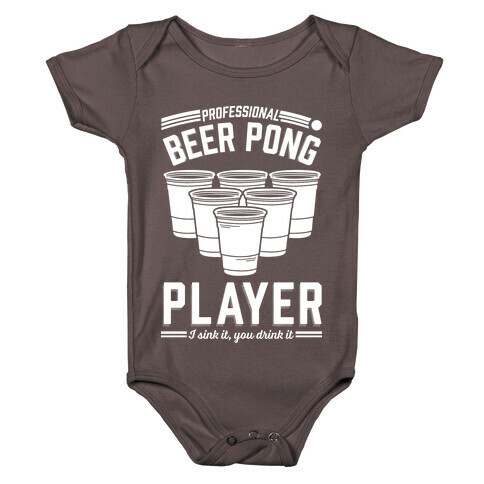 Professional Beer Pong Player Baby One-Piece