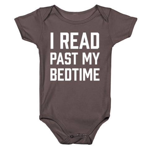 I Read Past My Bedtime Baby One-Piece