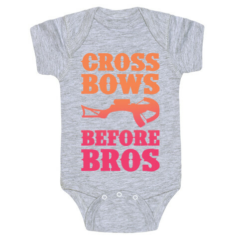 Crossbows Before Bros Baby One-Piece
