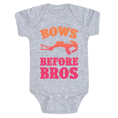 Bows Before Bros Baby One-Piece