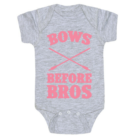 Bows Before Bros Baby One-Piece