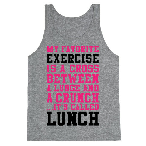 Lunge Crunch Lunch Tank Top