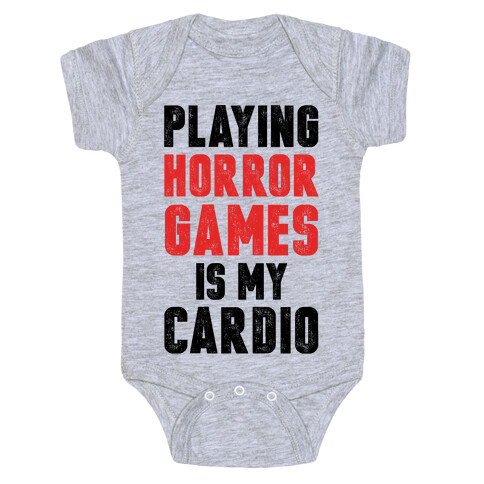 Playing Horror Games Is My Cardio Baby One-Piece