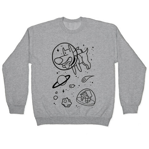 Blast Off Space Dog Pullover