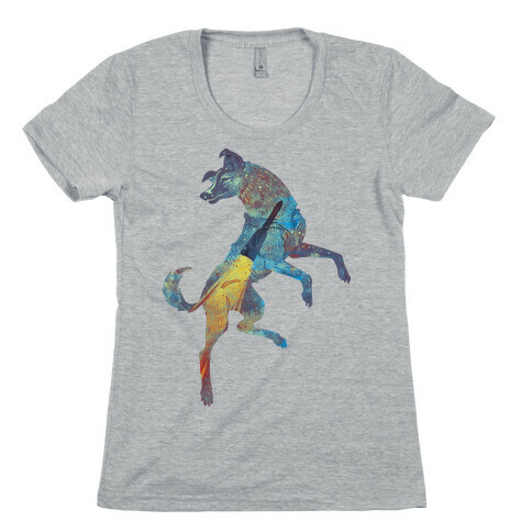 Astronaut Dog Laika Womens T-Shirt