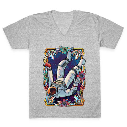 Space Trip V-Neck Tee Shirt