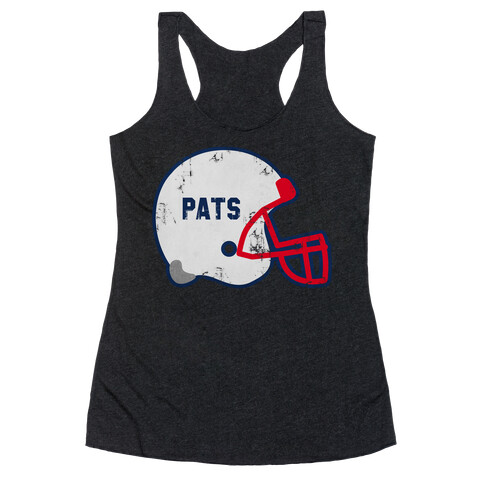 Pats Helmet Racerback Tank Top