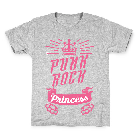 Punk Rock Princess Kids T-Shirt