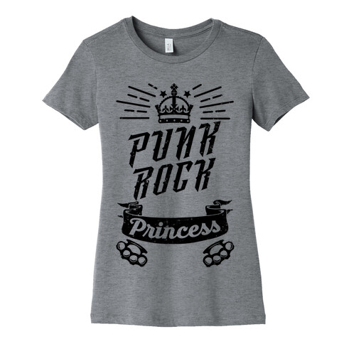 Punk Rock Princess Womens T-Shirt