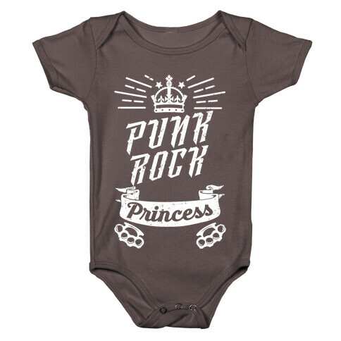 Punk Rock Princess Baby One-Piece