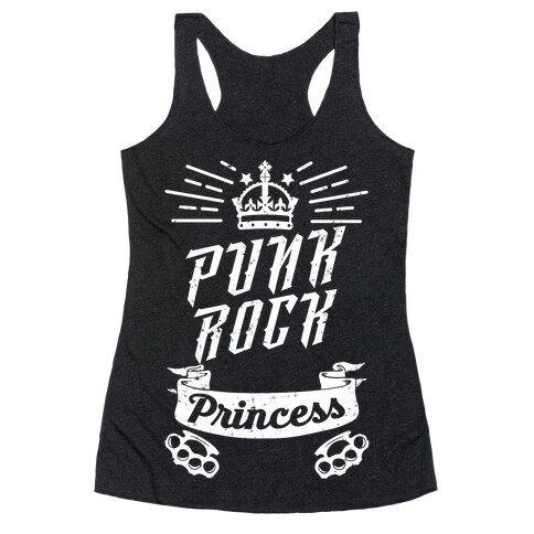 Punk Rock Princess Racerback Tank Top