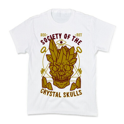 Society Of The Crystal Skulls Kids T-Shirt