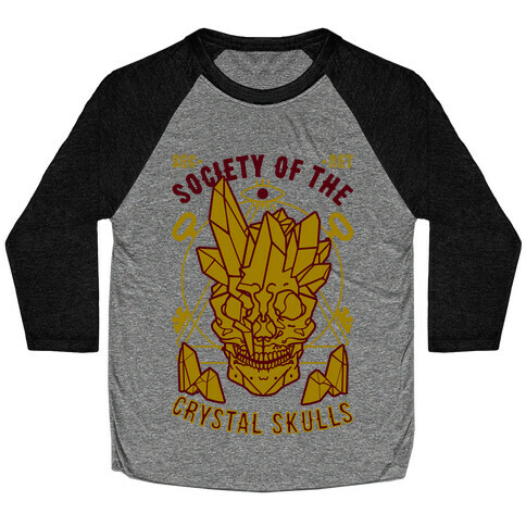 Society Of The Crystal Skulls Baseball Tee