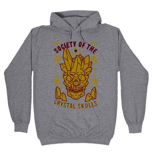Society Of The Crystal Skulls Hooded Sweatshirt