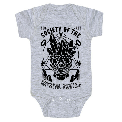 Society Of The Crystal Skulls Baby One-Piece