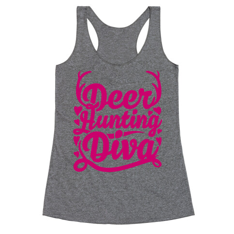 Deer Hunting Diva Racerback Tank Top