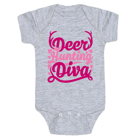 Deer Hunting Diva Baby One-Piece