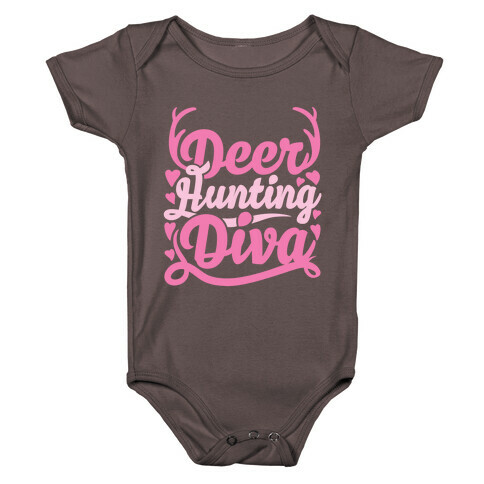 Deer Hunting Diva Baby One-Piece