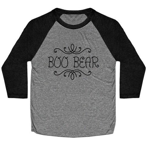 Boo Bear Baseball Tee