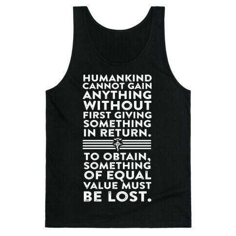 The First Law of Alchemy Tank Top