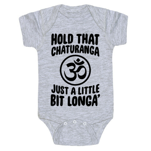 Hold That Chaturanga Baby One-Piece