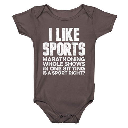 I Like Sports Baby One-Piece
