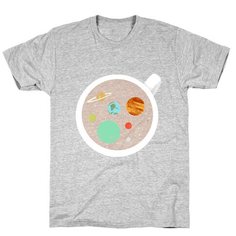 Coffee & Space Planets T-Shirt