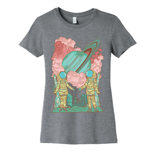 The Lovers in Space Womens T-Shirt