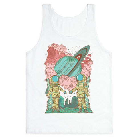 The Lovers in Space Tank Top