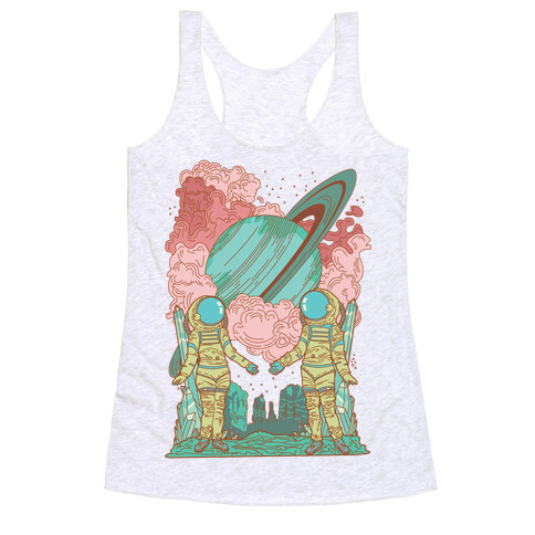 The Lovers in Space Racerback Tank Top