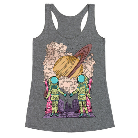 The Lovers in Space Racerback Tank Top