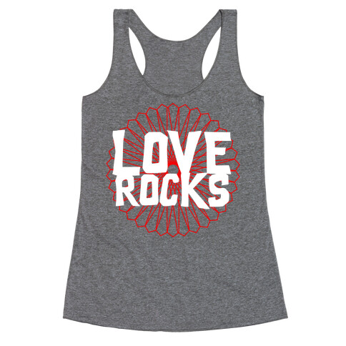 Love Rocks Racerback Tank Top