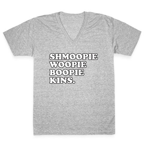 Shmoopie Woopie Boopie Kins V-Neck Tee Shirt