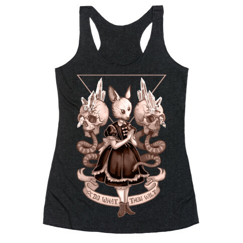 Do What Thou Wilt Racerback Tank Top