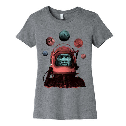 Space Olmec Womens T-Shirt