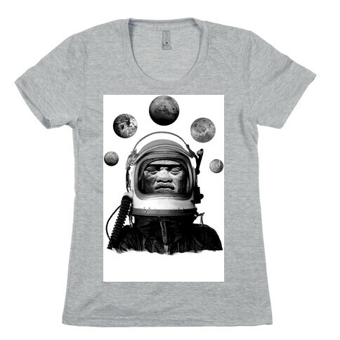 Space Olmec Womens T-Shirt