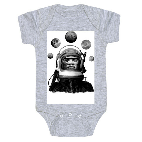 Space Olmec Baby One-Piece