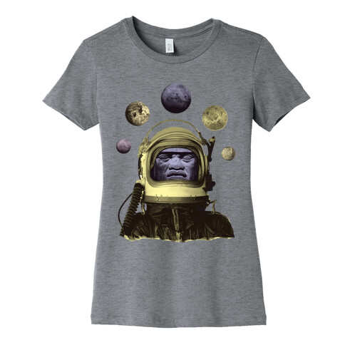 Space Olmec Womens T-Shirt